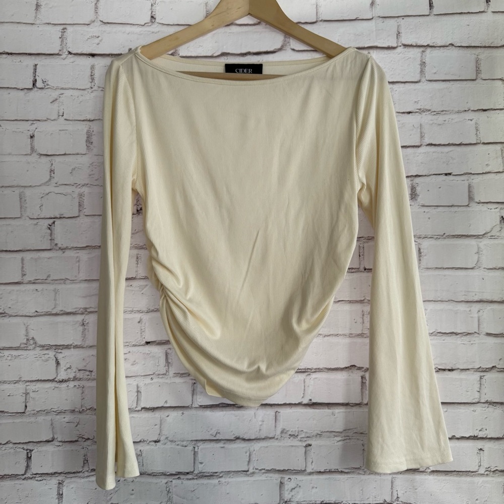 Cider Cream Long Sleeve Women's Top